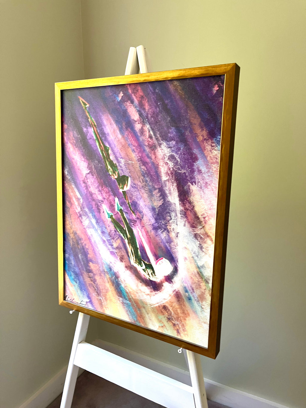 Falling into the Verse | Special Edition Framed Canvas Print 18x24