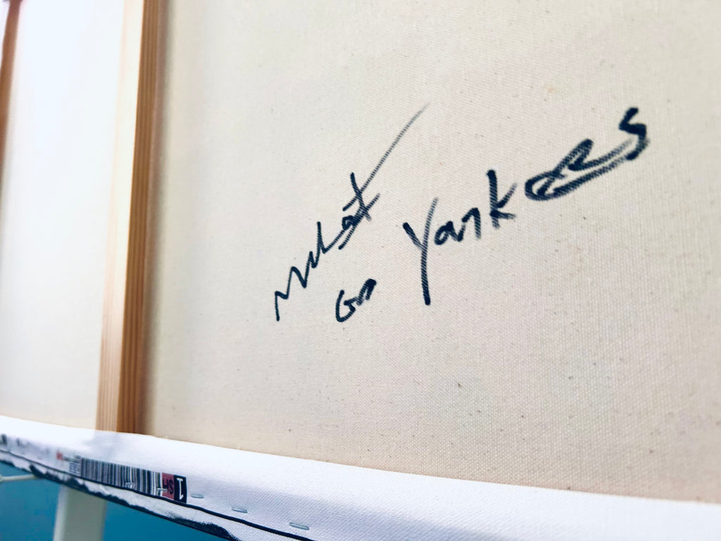 Auction | Home of the Yankees | 24x36 Signed Canvas Print Special Edition