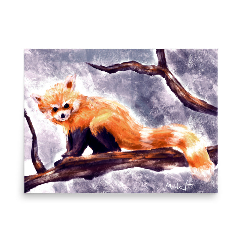 Bright Red Panda